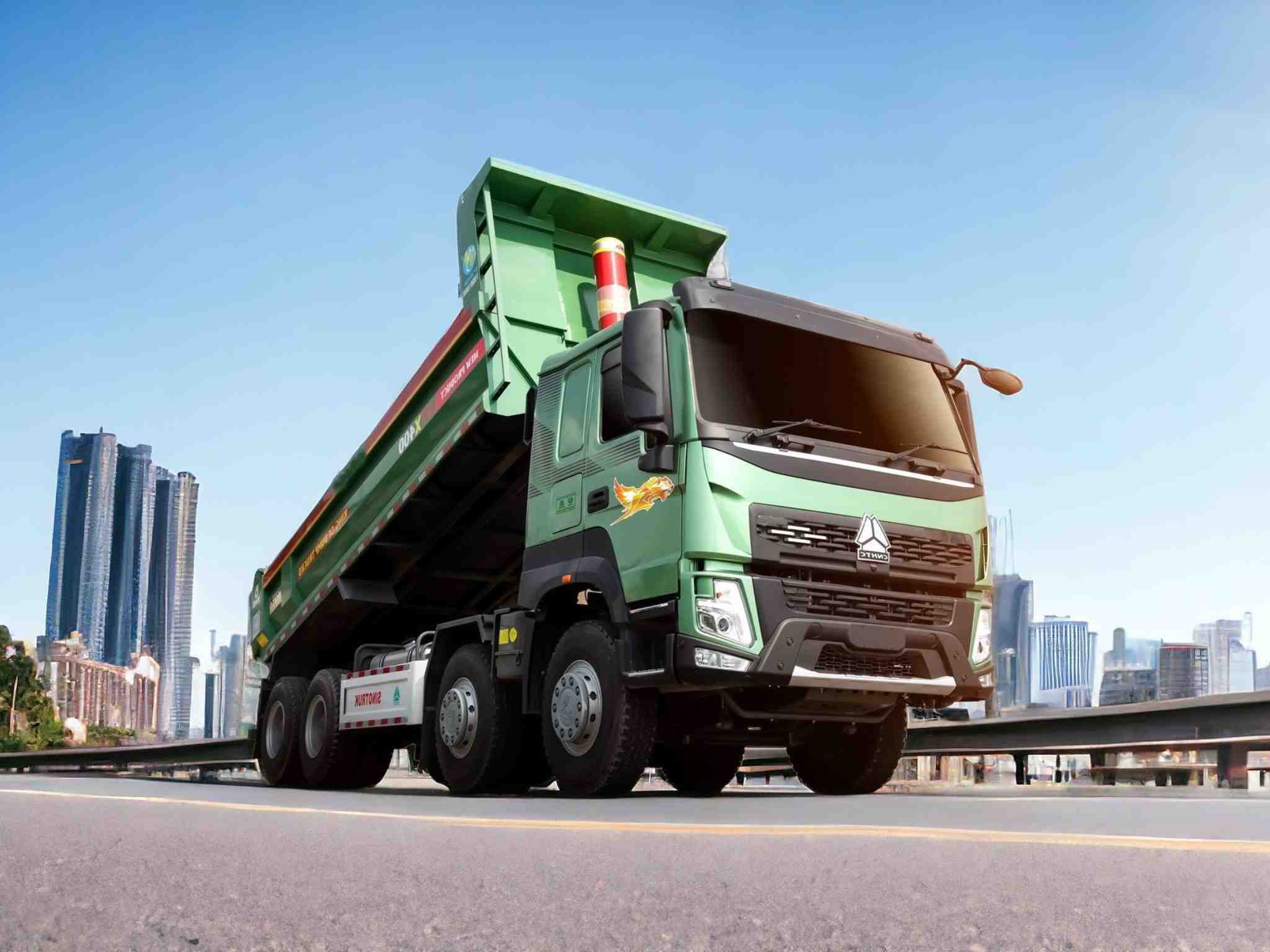 Xe Ben Howo 4 Chân V7X 400 HP Giá Rẻ